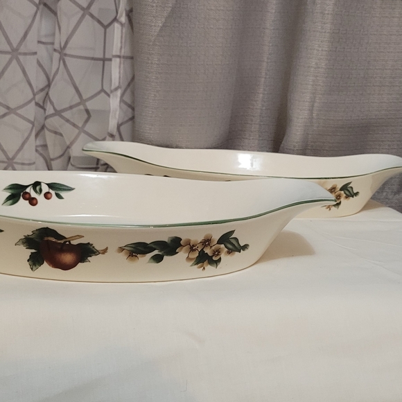 ❤ THE CADES COVE COLLECTION SET OF 2 LARGE CASEROLE DISH - Picture 8 of 11